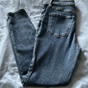Old Navy - High Rise Rockstar Super Skinny High Rise Dark Acid Wash Jeans